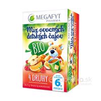 MEGAFYT Mix BIO ovocných detských čajov 4 druhy čajov 6m+, 20 vrecúšok