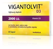 Merck Vigantolvit D3 2000 IU 60 kapsúl