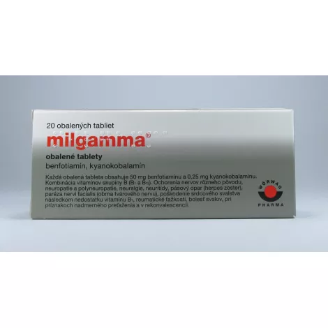 Milgamma tbl.obd.20 x 50 mg/250µg