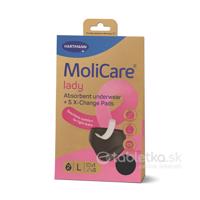 MoliCare lady L absorpčná spodná bielizeň 1ks + X-Change vložka 5ks