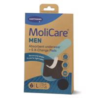 MOLICARE Men L absorpčná spodná bielizeň 1 ks + X-change vložka 5 ks set