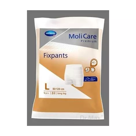 MoliCare Premium Fixpants long leg L fixačné nohavičky (80-120 cm) 5 ks