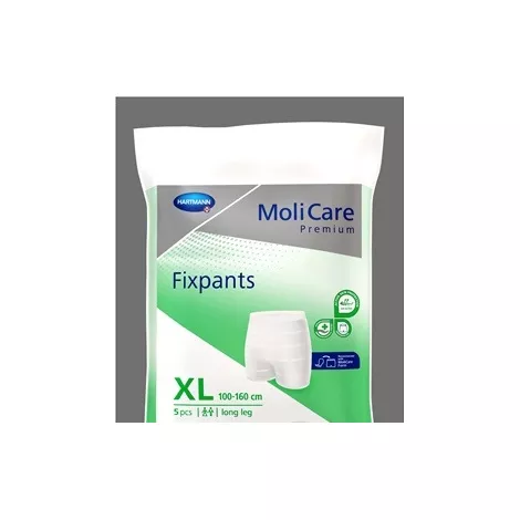 MoliCare Premium Fixpants long leg XL fixačné nohavičky (100-160 cm) 5 ks