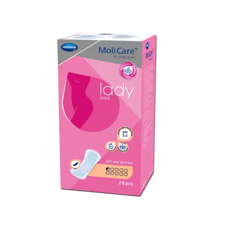 MoliCare Premium Lady 0,5 kvapky inkontinenčné vložky 28 ks