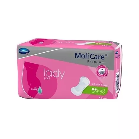 MoliCare Premium lady pad 2 kvapky inkontinenčné vložky 14 ks