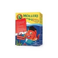 MOLLER´S Omega 3 Želé rybičky 45 ks