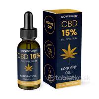 MOVit Energy CBD 15% Full Spectrum konopný olej 10ml