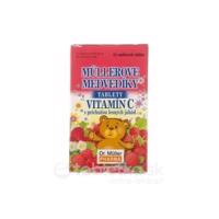 MÜLLEROVE medvedíky - vitamín C (lesná jahoda) 45ks