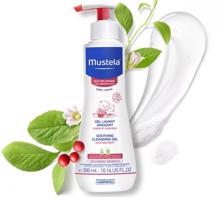 Mustela Bébé upokojujúci čistiaci gél pre deti od narodenia 300 ml