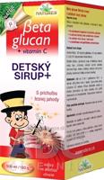 NATURES BETA GLUCAN DETSKY SIRUP+ s príchuťou lesnej jahody 1x100 ml