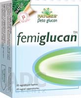 Natures Femiglucan vaginálne čapíky 10 ks