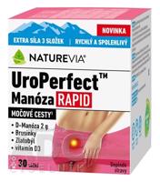 NATUREVIA UroPerfect Manóza RAPID prášok vo vrecúškach 1x30 ks