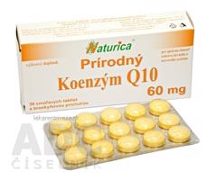 Naturica Prírodný KOENZÝM Q10 60 mg tbl (cmúľavé tablety) 1x30 ks