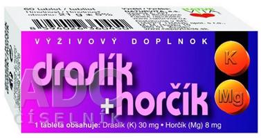 Naturvita Draslík + Horčík 60 tabliet