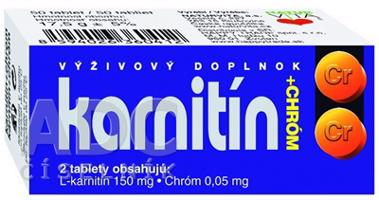 Naturvita Karnitín + Chróm 50 tabliet