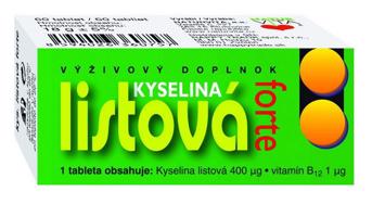 Naturvita Kyselina listová Forte 60 tabliet