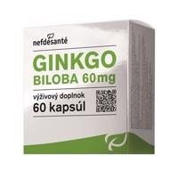 NEFDESANTÉ Ginko biloba 60 mg 60 kapsúl