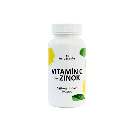 Nefdesanté VITAMÍN C + ZINOK kapsuly 90 ks