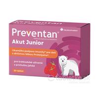 Neuraxpharm Preventan Akut Junior s príchuťou jahôd 30tbl