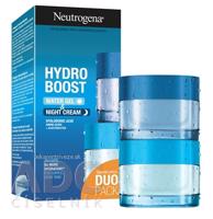 NEUTROGENA Hydro Boost WATER GEL & NIGHT CREAM Duo Pack, hydratačný pleťový gél 50 ml + nočný krém 50 ml, 1x1 set