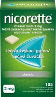 Nicorette Classic gum 105x2 mg