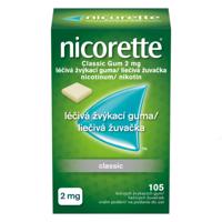 NICORETTE Classic gum 2 mg 105 žuvačiek