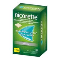 NICORETTE Classic gum 4 mg 105 žuvačiek