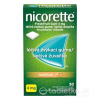 Nicorette Freshfruit Gum 4 mg 30ks