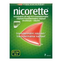 NICORETTE Invisipatch 25 mg/16 h transdermálna náplasť 7 ks