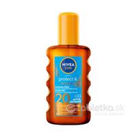 NIVEA Sun SPF20 olej na opaľovanie Protect & Bronze 200ml