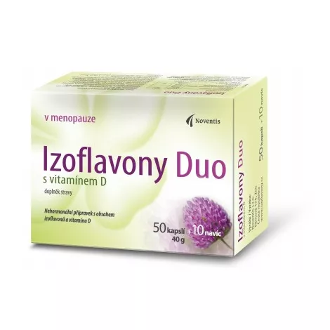 Noventis Izoflavóny Duo s vitamínom D 60 cps