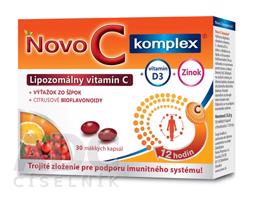 Novo C Komplex Lipozomálny vitamín C s vitamínom D3 a zinkom 30 kapsúl