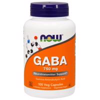 Now Foods Gaba 750 mg 100 kapsúl