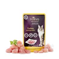 NUEVO Cat Adult kapsičky Sensitive monoprotein 16x85g