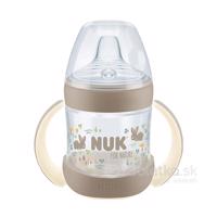 NUK for Nature fľaša na učenie s kontrolou teploty 150ml