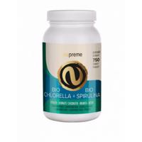 NUPREME Bio chlorella + spirulina 750 tabliet