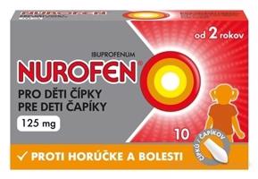 Nurofen čapíky 125 mg 10 ks