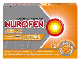 NUROFEN Junior s pomarančovou príchuťou 100 mg cps mdl (blis.PVC/PE/PVDC/Al) 1x12 ks