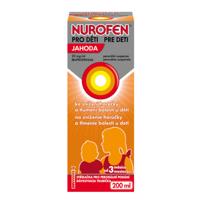 NUROFEN Sirup pre deti s príchuťou jahoda 200 ml