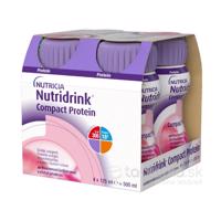 Nutridrink Compact Protein s jahodovou príchuťou 4x125ml