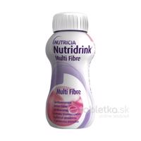 Nutridrink Multi Fibre s jahodovou príchuťou 24x200ml