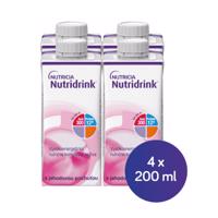 NUTRIDRINK S jahodovou príchuťou 4 x 200 ml