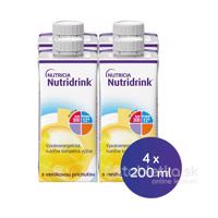 Nutridrink s vanilkovou príchuťou 4x200ml