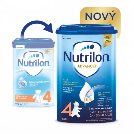 Nutrilon Advanced 4 batoľacia mliečna výživa v prášku (24-35 mesiacov) 800 g