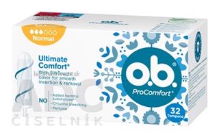 o.b. ProComfort Normal hygienické tampóny 1x32 ks