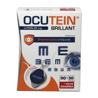 OCUTEIN Brillant Lutein 25 mg 90 + 30 tabliet ZADARMO