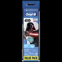 ORAL-B Kids Star wars extra soft čistiace náhradné hlavice 4 ks