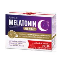 PAMEX MELATONIN All Night s postupným uvoľňovaním 2x30 tabliet