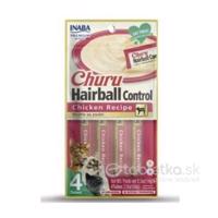 Pamlsok pre mačky Inaba Churu Hairball, kura 12x4 tuby