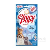 Pamlsok pre mačky Inaba Churu Pops, tuniak 4x15g